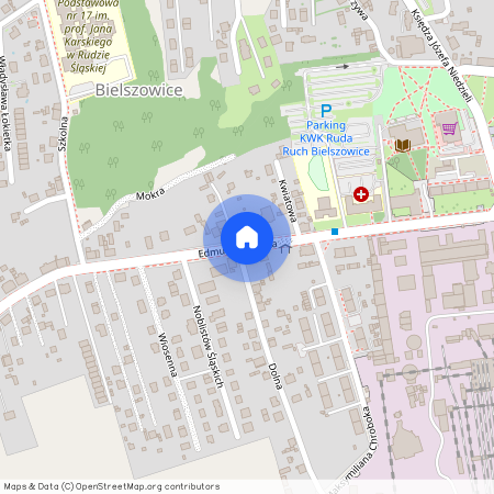 ul. Edmunda Kokota, Bielszowice, Ruda Śląska, śląskie