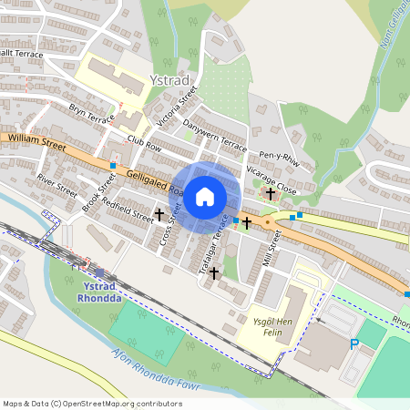 Gelligaled Road, Ystrtad, Rhondda Cynnon Taff, CF41