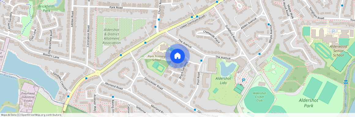 George Gardens, Rushmoor GU11