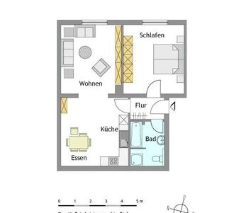 2-Zimmer-Wohnung in Mülheim-Stadtmitte - Photo 2