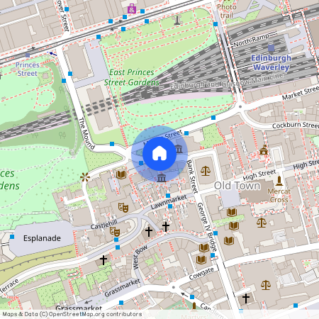 North Bank Street, Old Town, Edinburgh