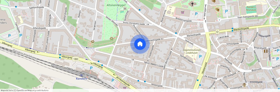 Randers C, 19 A, 2. sal, Danmarksgade, 8900