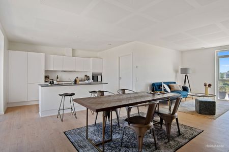 I det attraktive nye kvarter i Eriksborg, finder du Helleparken med 82 boliger. Fordelt både to og et plansrækkehuse. Omdrejningspunkter for de nye boliger er lys, luft og livskvalitet. Lejemålene inderholder fra 4 til 5 værelser - perfekt til både børnefamilien, det yngre par og seniorparret. - Foto 5