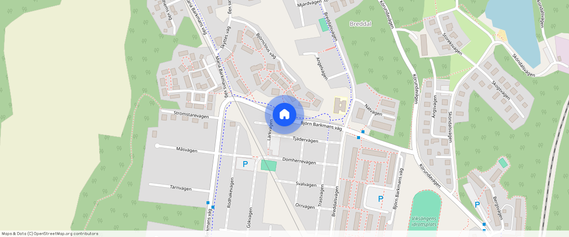 Björn Barkmans väg, Ösmo