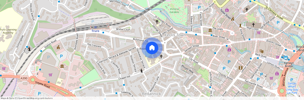 Bosvigo Road, Truro, TR1