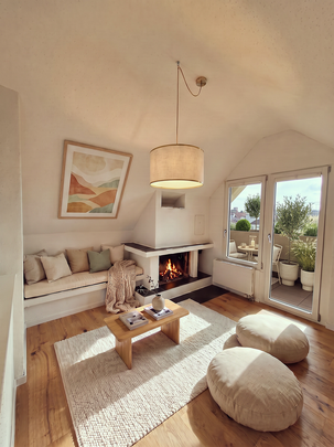 3.5-Zimmer-Maisonette mit sonnigem Balkon und Weitsicht - Photo 1