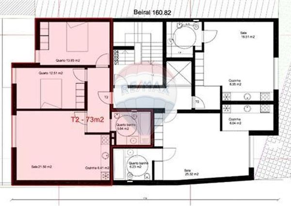 Apartamento T2 em Porto