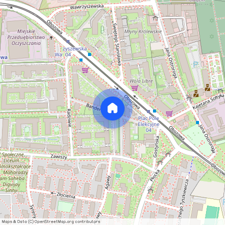 ul. Banderii, Młynów, Wola, Warszawa, mazowieckie