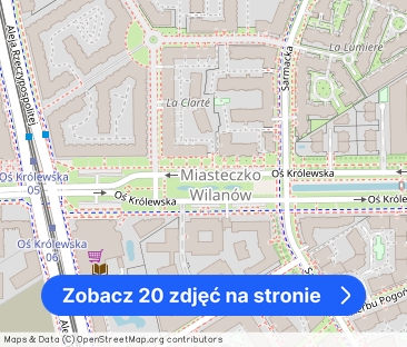 Piękne M3 na Miasteczku Wilanów,klimatyzacja,taras- Bez prowizji - Zdjęcie 1