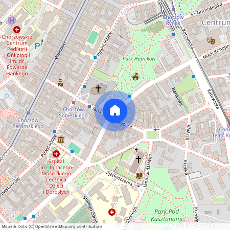 ul. gen. Henryka Dąbrowskiego, Centrum, Chorzów, śląskie