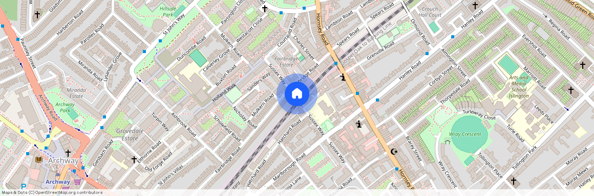 Sussex Way, N19 4HY, Archway