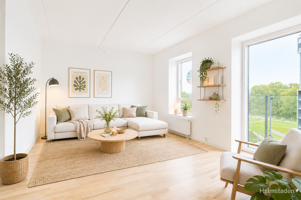 Moderne lejebolig i Odense M med fælles tagterrasse -perfekt til den studerende - Photo 1