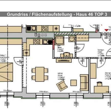 Nette 2,5-Zimmer Wohnung in Judendorf mit Parkplatz und Kellerabteil zu vermieten - Foto 1