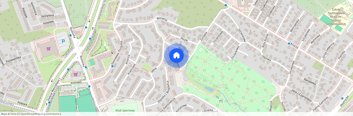 ul. Mewia, Żelechowa, Północ, Szczecin, zachodniopomorskie