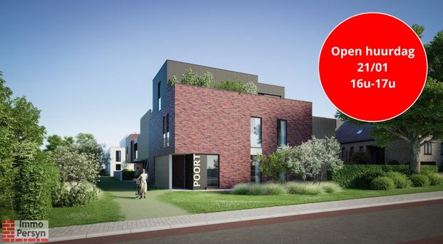 Gelijkvloers nieuwbouwappartement met 2 slaapkamers, terras en tuintje - Photo 1