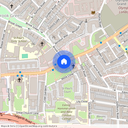 More Close, St Pauls Court, London, W14