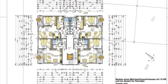 Seniorengerechte 2,5 Raum Neubauwohnung im 1. OG Herten-Mitte mit Aufzug, Balkon ... - Foto 3