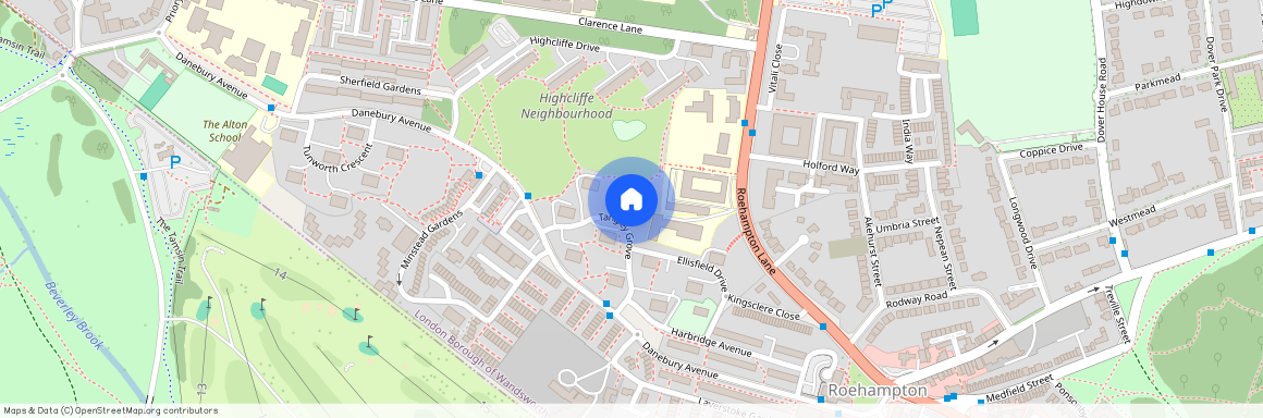 33, Hurstbourne House, Tangley Grove, Wandsworth, Roehampton, SW15