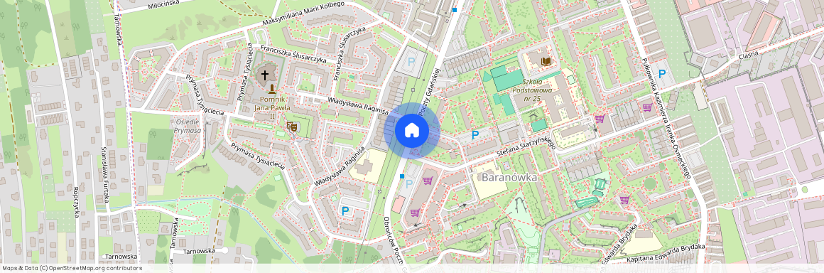 ul. Obrońców Poczty Gdańskiej, Baranówka, Rzeszów, podkarpackie