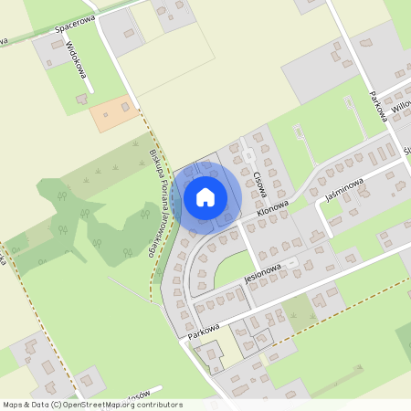 Modrzewiowa, Masłomiąca