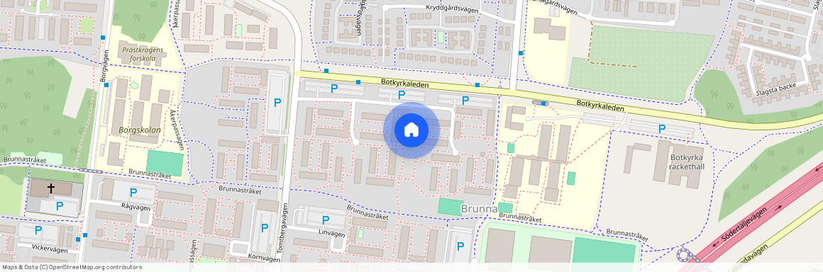 Tomtbergavägen, Norsborg