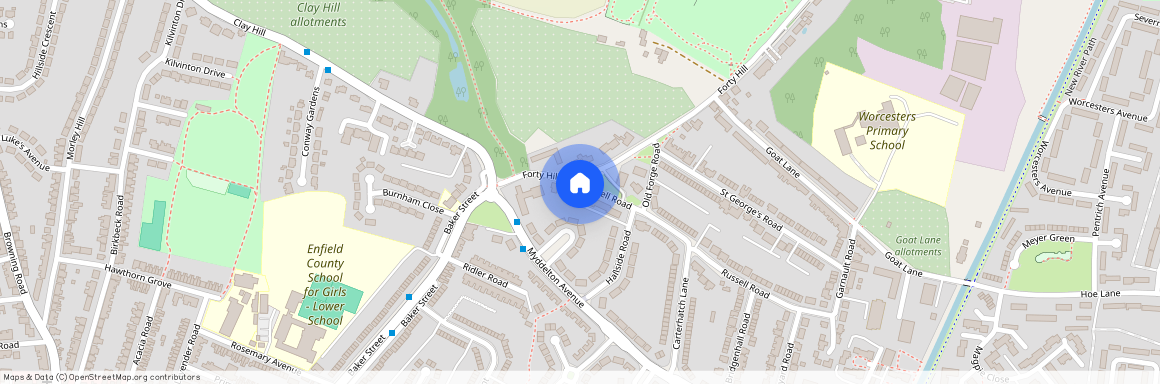 Forty Hill, Enfield, Middlesex, EN2