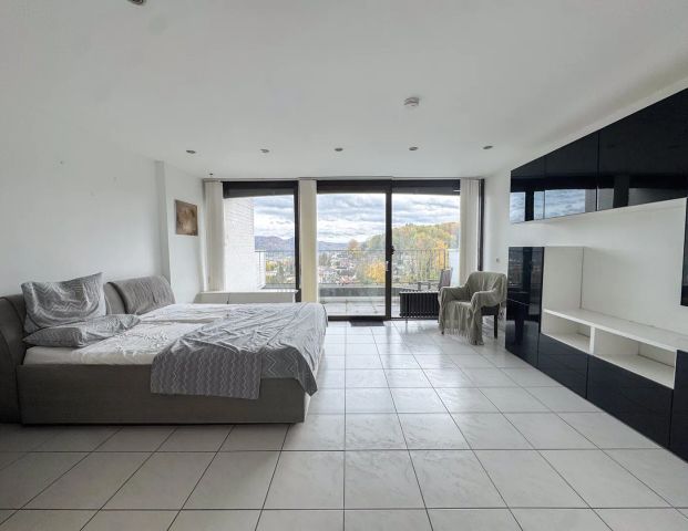 Möblierte 1-Zimmer-Wohnung in Muffendorf, mit großem Balkon und traumhafter Aussicht - Photo 1