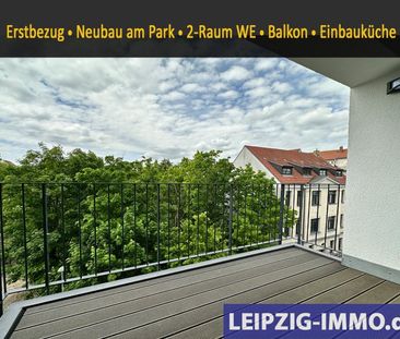 Leipzig: Wohnen am Park ** Neubau ** 2-Raum WE ** Balkon ** Einbauk... - Photo 1