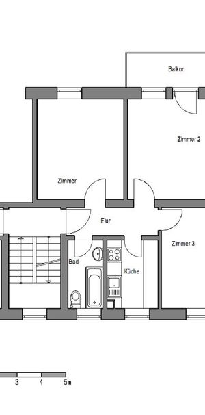 Kleine Drei-Zimmer-Wohnung zum 01.10.2024 - "Freie Scholle eG" - Photo 1