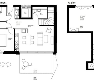 2.5 pièce neuf avec atelier au sous-sol - A26-002 - Photo 5
