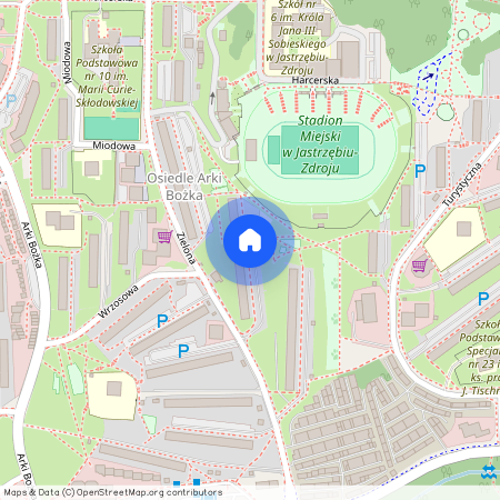 ul. Zielona, Jastrzębie-Zdrój, śląskie