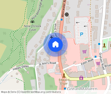 Flat 1, 19 Worcester Road, Malvern, Worcestershire, WR14 - Photo 1