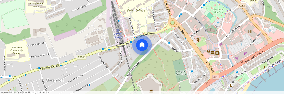 Top Flat 43 Folkestone Road, Dover