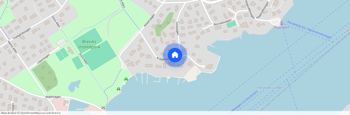 Kragenäsvägen, Lidingö