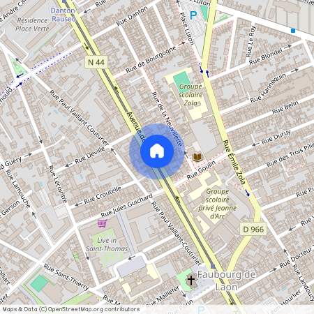 140 AV. DE LAON, 51100, Reims