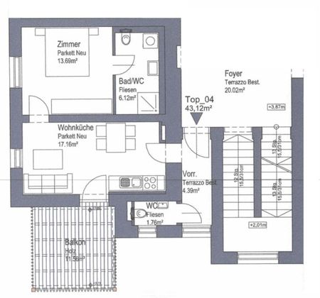 Erstbezug nach Kernsanierung - stilvoll wohnen in einer Villa – 2-Zimmer-Wohnung mit Balkon & Top-Ausstattung! - Foto 4