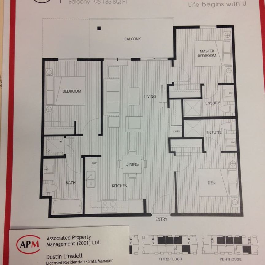 UBCO 3bed/3bath fully furnished condo in U2 Building - Photo 1