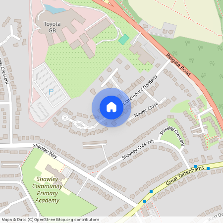 Epsom Downs, Claremount Gardens, KT18 5XF, Surrey