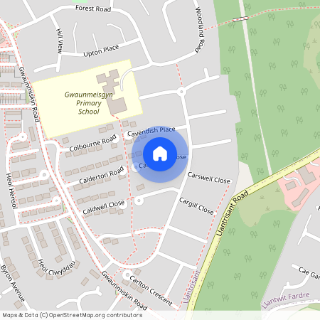 Castleford Close, Beddau, PONTYPRIDD