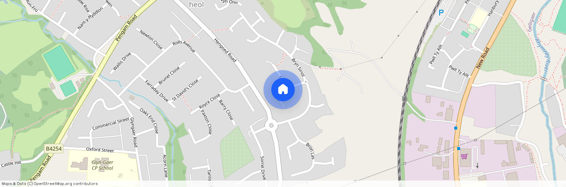 Clos Llyswen, Penpedairheol, CF82