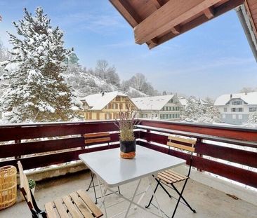 Attic apartment with cozy fireplace in Sonnenfeld - Photo 3