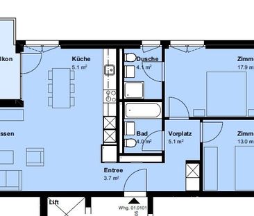 3.5 Zimmer, 87 m², 1. Stock - Photo 6