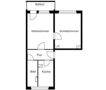 Helle 2-Zimmer-Wohnung mit Sonnenbalkon direkt am Zentrum - Photo 5
