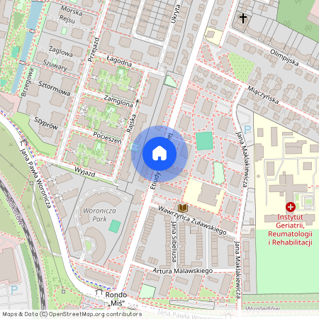 ul. Etiudy Rewolucyjnej, Wyględów, Mokotów, Warszawa, mazowieckie