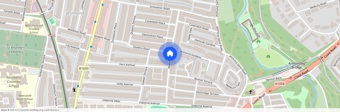 Manor House Road, Newcastle Upon Tyne NE2