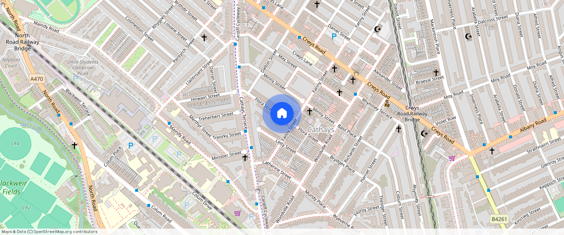 Flora Street, Cathays, CF24