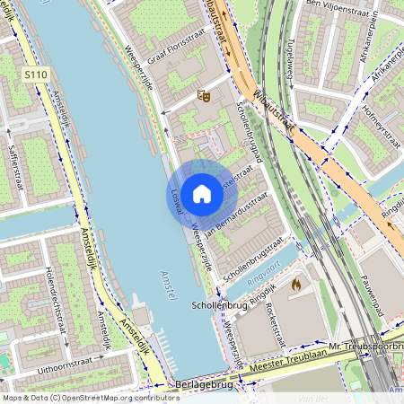 Weesperzijde, 1091 TN, Overamstelstraat, Amsterdam