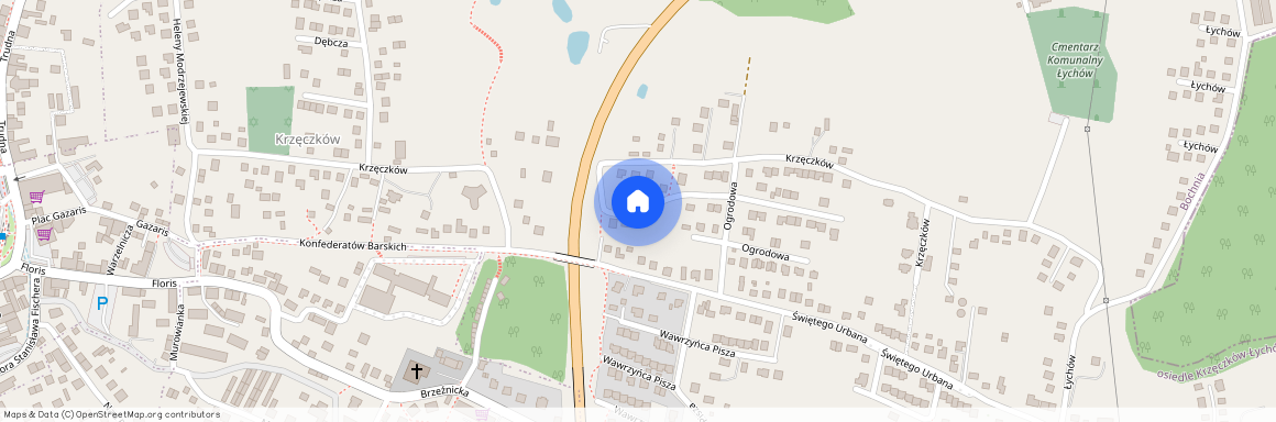 ul. Krzęczków, Bochnia, bocheński, małopolskie