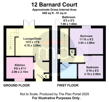 2 bedroom semi-detached house to rent - Photo 3