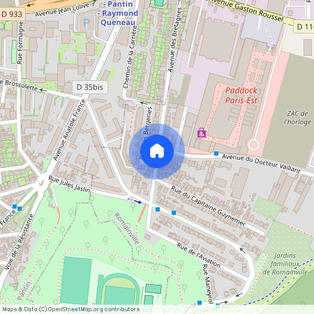 Avenue des Bretagnes, Francja, Romainville